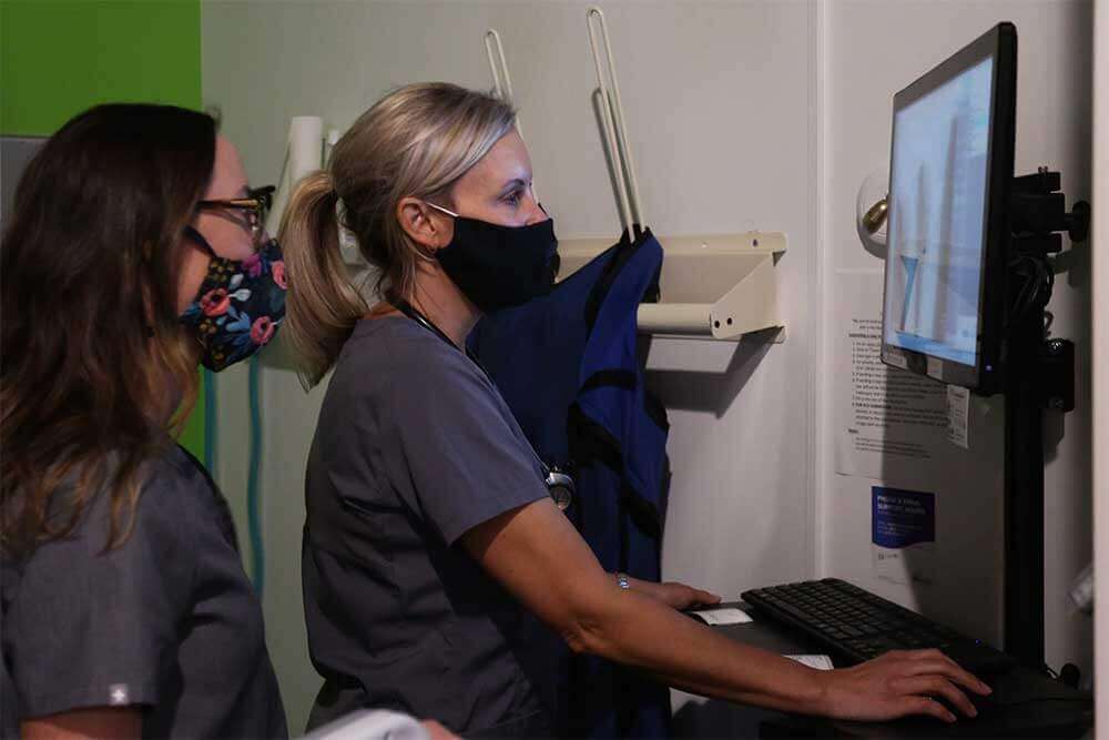 Our Team doing Diagnostics